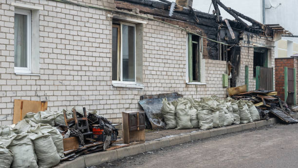 Professional Fire Damage Removal technician working in Lovettsville, VA